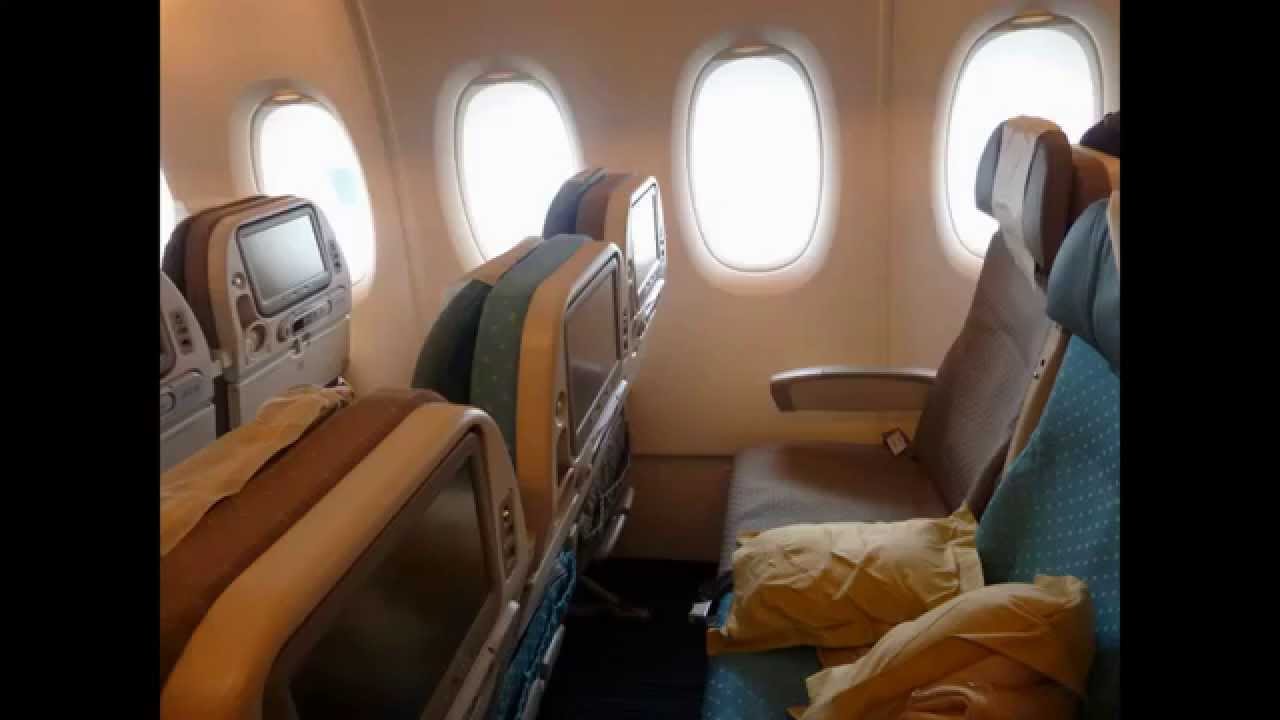 Singapore Airlines Economy Class Airbus A380 800 Frankfurt New York Jfk Video Report Apr 2014