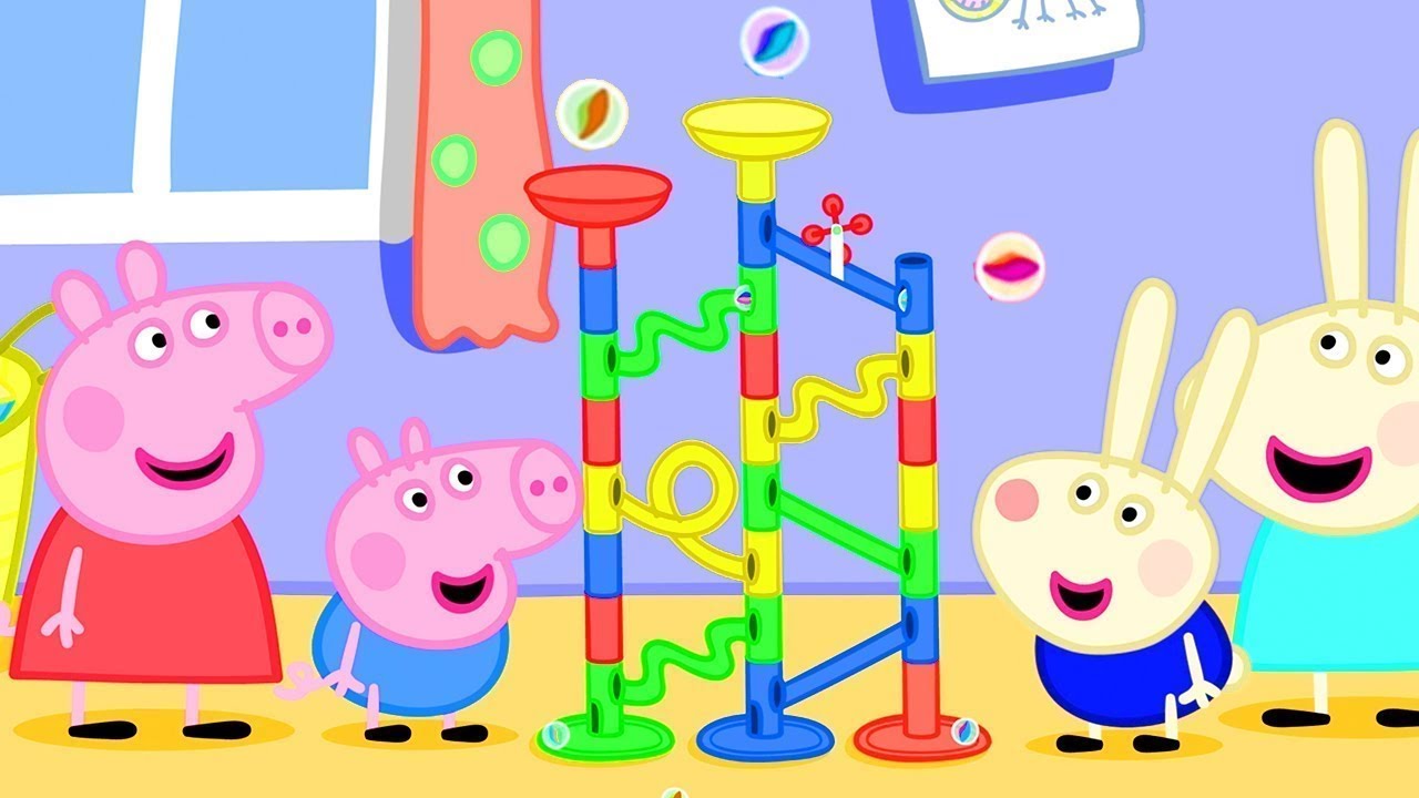 Peppa Pig Marble Race Challenge Peppa Pig Official Channel YouTube