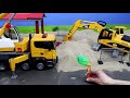 Bagger, Lastwagen, Kran, Truck & Traktor Baustelle für Kinder