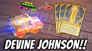 OP COMBO DAMAGE BROKEN!! 3 STAR JOHNSON + DEVINE EXECUTION!! MAGIC CHESS GO GO