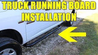 Truck Running Board Installation Ram 3500