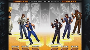 KOF2002 UM SHINGO YABUKI vs KUSNAGI,KYO1,KYO2 THE KING OF FIGHTERS 2002 UNLIMITED MATCH