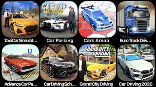 Taxi Car Simulator, Car Parking, Cars Arena, Euro Truck Driver, Advance Car Parking, Car Driving 2 screenshot 1
