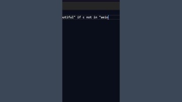 Remove vowels from string using Python  #coding #python #programming