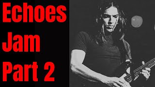 Echoes Jam Part 2 Pink Floyd Style Psychedelic Guitar Backing Track (C# Minor) chords