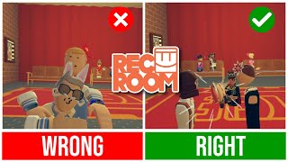 The Unwritten Rules of Rec Room