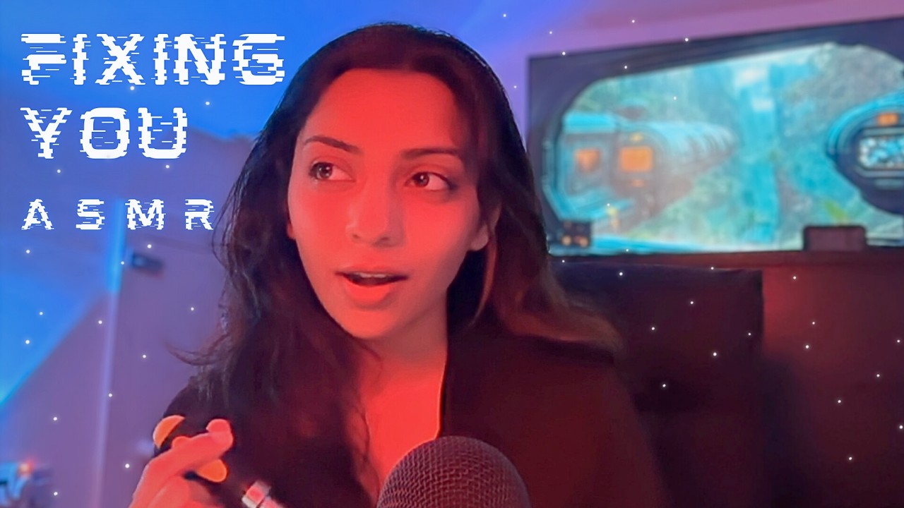 ASMR fixing you 🤖 | personal attention, light triggers, typing, mechanical sounds, kind professional