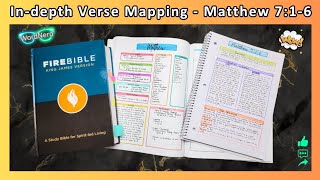 In-Depth Verse Mapping - Matthew 7:1-6 - Judge Not