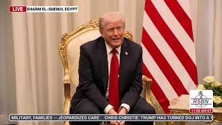 WATCH: President Trump Answers Questions from the Press in Egypt- 10\/13\/25