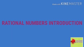 Rational numbers introduction in Tamil