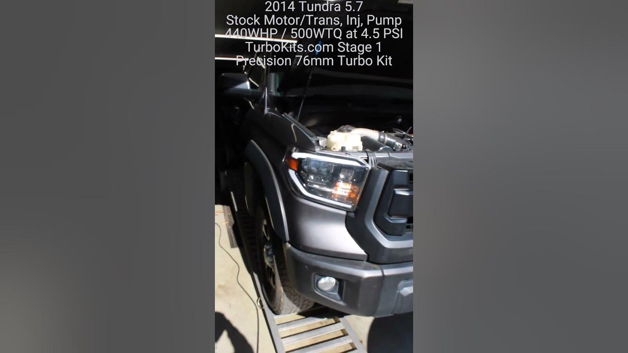 2014 tundra 5 7l 440whp 500wtq 76mm precision turbo 4 5 psi