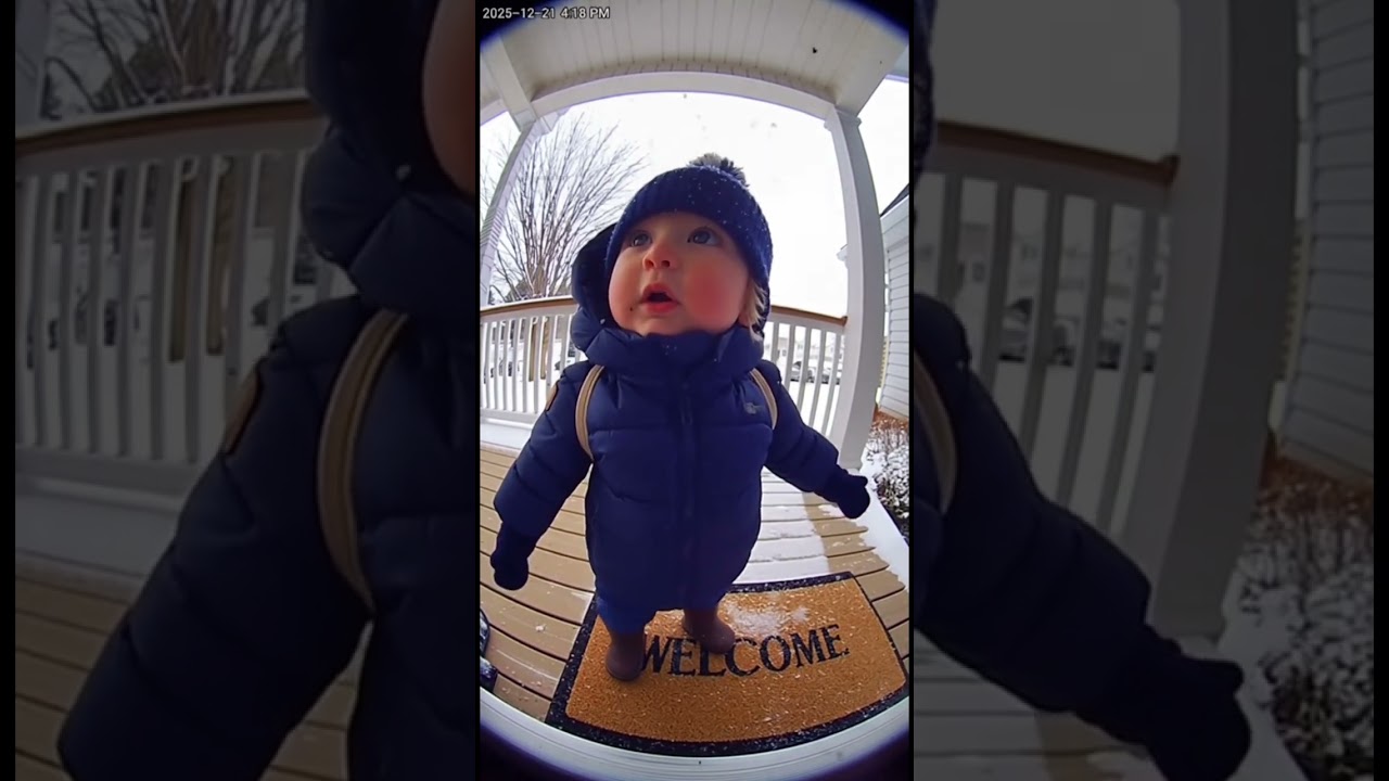 When you’re freezing outside, waiting for your mom to open the door. Every kid’s been there! 😂 