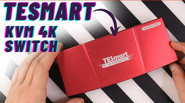 TESmart Updated HDMI KVM 4K@60Hz Switch UNBOXING