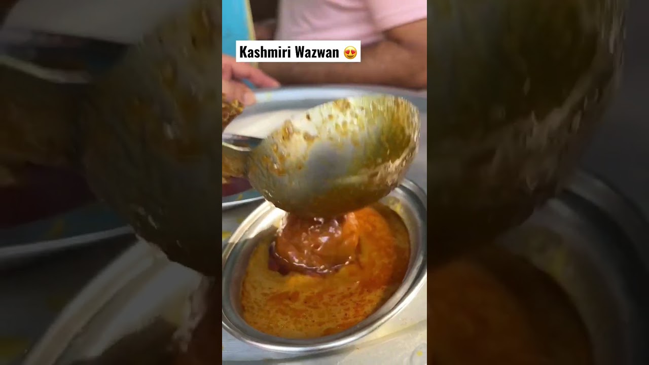 Kashmiri Wazwan in Jammu shorts kashmiriwazwan indianfood YouTube
