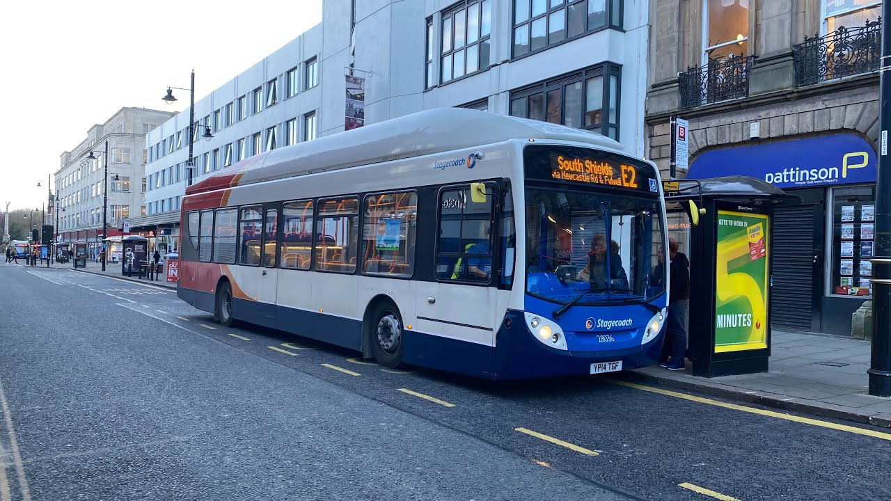 FULL ROUTE Stagecoach Sunderland 28036 on the E2 to South Shields YouTube FULL ROUTE Stagecoach Sunderland 28036 on the E2 to South Shields YouTube