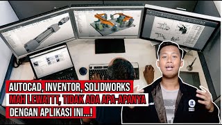 AutoCAD, Inventor, Solidworks Kalah Telak dibanding Aplikasi Software ini..! screenshot 2