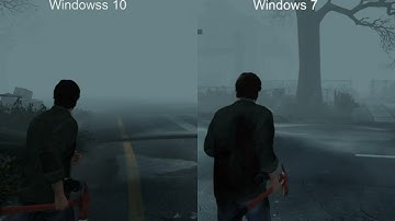 Silent Hill: Downpour rpcs3(emulator ps3-эмулятор ps3) WINDOWS 10 VS WINDOWS 7 identical settings