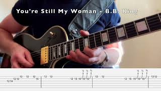 Video thumbnail of "Try This Minor Blues Motif from "You're Still My Woman" - B.B King"