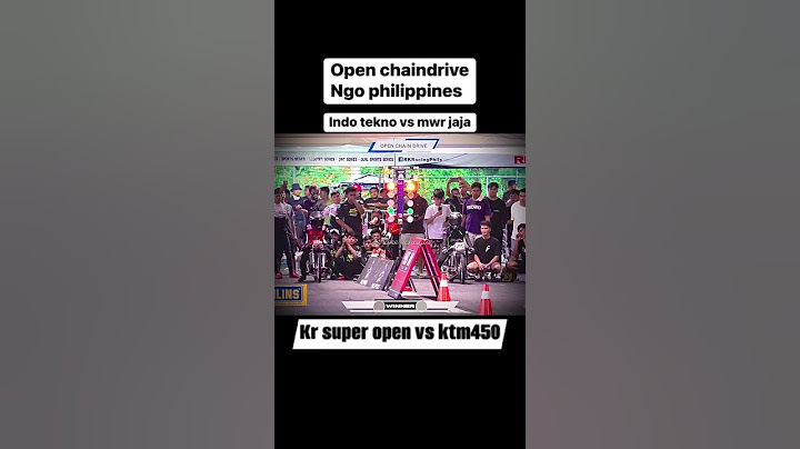 Drag bike NGO ryan emeh ninja yukido vs KTM 450 super open