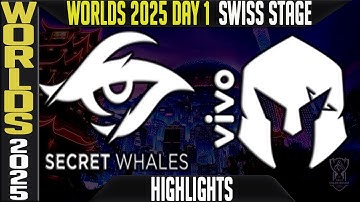 TSW vs VKS Highlights | S15 Worlds 2025 Day 1 Swiss Stage | Team Seeker Whales vs Vivo Keyd Stars