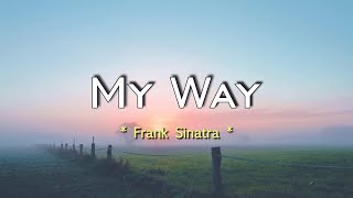 My Way - KARAOKE VERSION - as popularized by Frank Sinatra chords