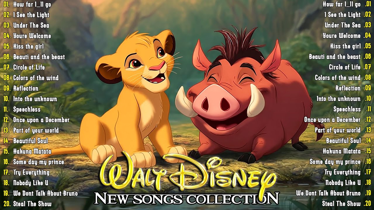 Classic Disney Songs 🌱 Greatest Disney Songs With Lyrics 🌱 Happy Disney Songs