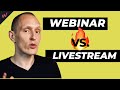Webinars vs. Livestreaming vs. Online Meetings - What's the Difference?