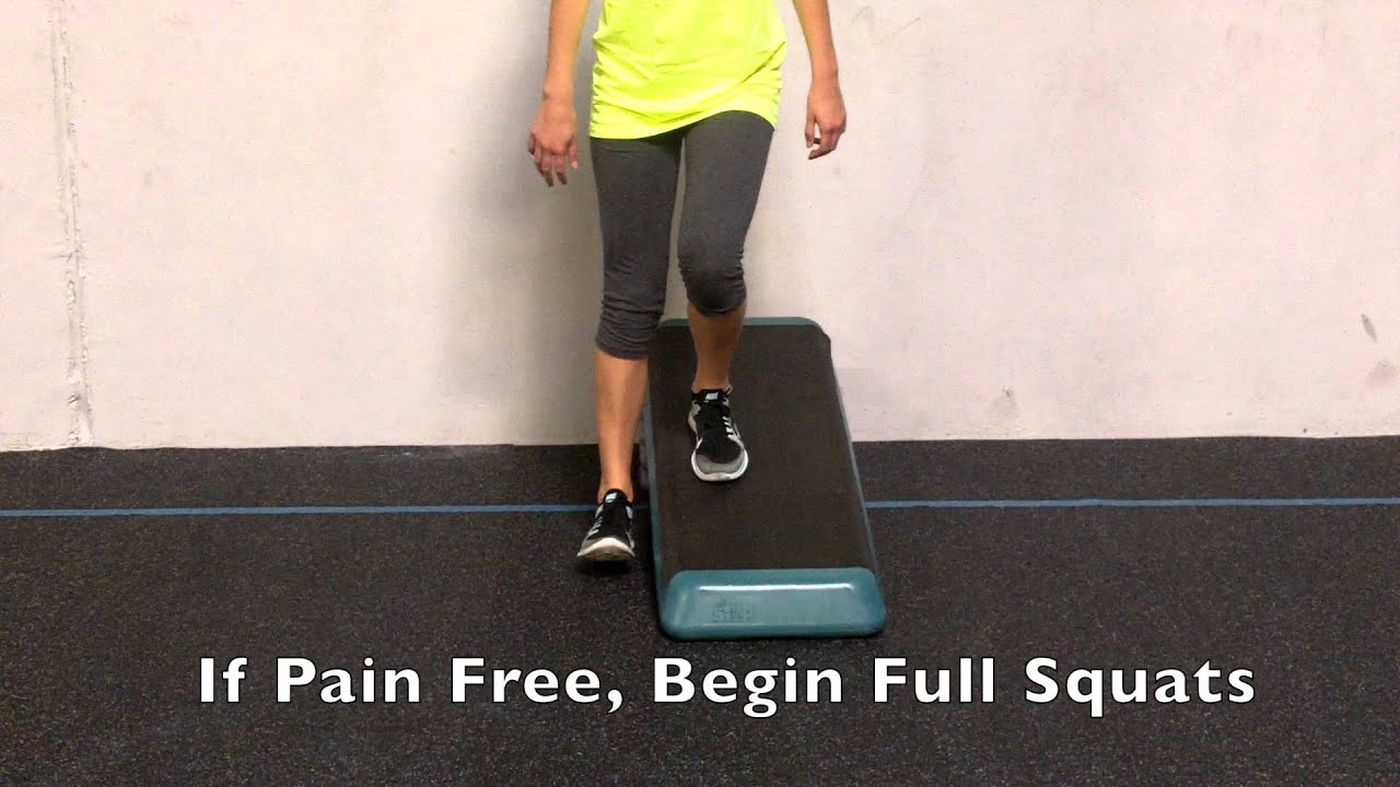Slant Board Squat For Knee Pain YouTube