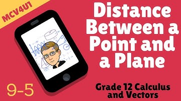 Calculus and Vectors Grade 12 - Distance between a point and a plane PLUS Skew Lines
