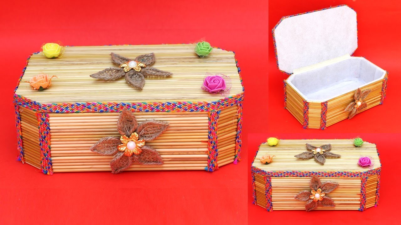 DIY jewellery box making at home easy hamdmade things new storage