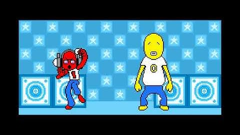 Remix 6 GBA but with clips of the original Rhythm Games