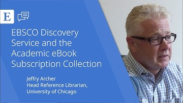 EBSCO Discovery Service and the Academic eBook Subscription Collection