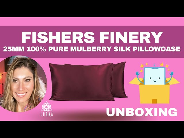 Fishers Finery 25mm 100% Pure Mulberry Silk Pillowcase, Good Housekeeping  Winner Red UNBOXING 