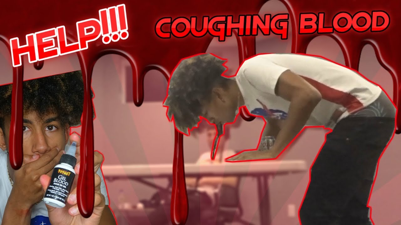 THROWING UP BLOOD PRANK ON FRIENDS YouTube