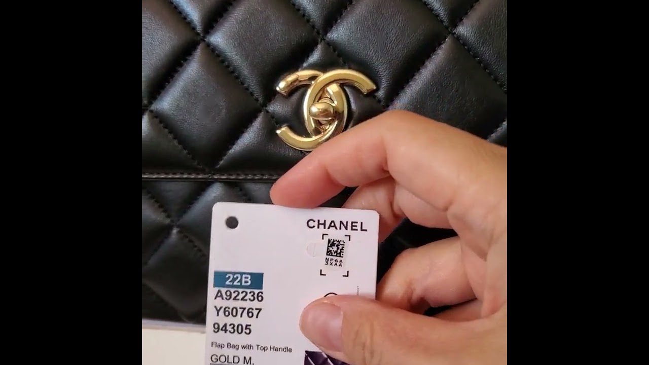Chanel Trendy Black Lambskin Gold Hw Small Bag #Elitefashionus - Youtube