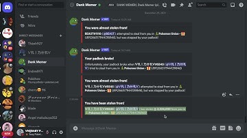 He robbing me again, now he rob me ⏣ 2,224,032 in Dank Memer :(