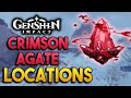 All Crimson Agate Locations! - Dragonspine's "Oculus" -【Genshin Impact】