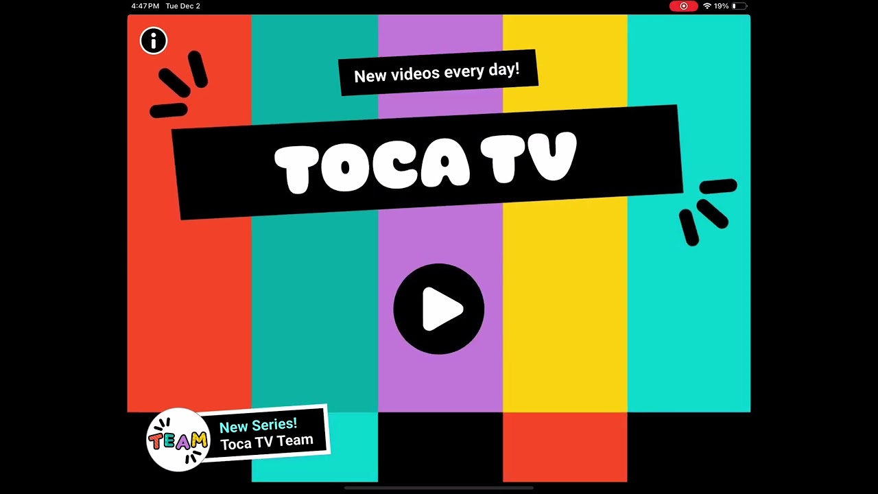 toca TB the tide screen 