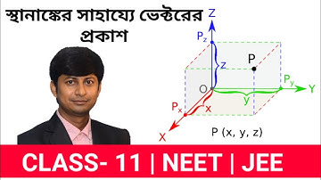 4. Representation of a vector by co-ordinate in bengali  || wbchse || অবস্থান ভেক্টর।