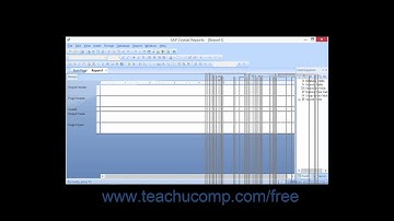 Crystal Reports 2013 Tutorial The Design View Business Objects Training
