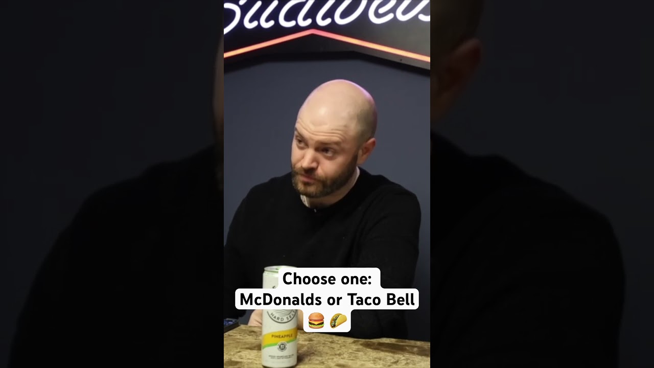Choose one: McDonalds or Taco Bell #mcdonalds #tacobell #fastfood