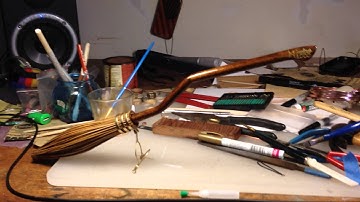 Harry Potter Nimbus 2000 mini replica finally completed!