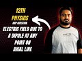 Electric field due to a dipole at any point on its axial line | 12th Physics important Question