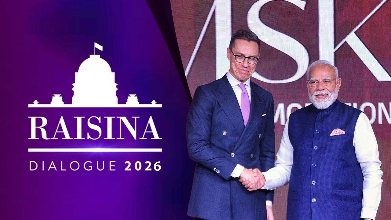 LIVE: PM Modi, President Alexander Stubb of Finland participate in Raisina Dialogue
