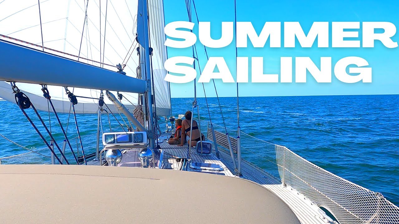 North Sea summer sailing.