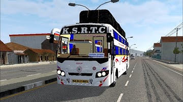 New prakash vega Non AC sleeper bus mod|| Bus simulator indonesia.