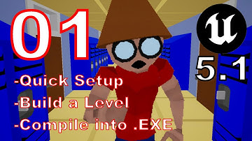 01 - Unreal Engine 5 1 Quick Setup; Third Person 3D Platformer Educational Project