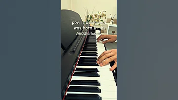 Beethoven But In The Middle East XD Beethoven Piano Classicalmusic Liszt Chopin Funnymusic 