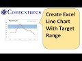 Create an Excel Line Chart With Target Range