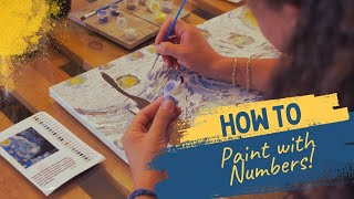 PAINT by NUMBER Kit for Adults Modern Flowers Boho Whimsical Art